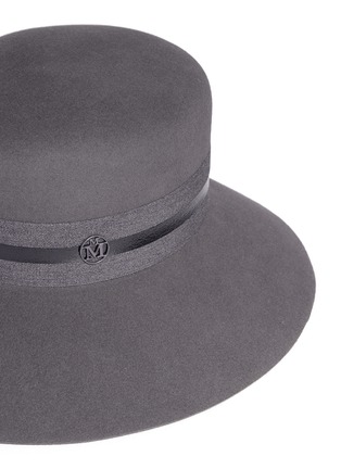 Detail View - Click To Enlarge - MAISON MICHEL - 'New Kendall' rabbit furfelt cloche hat