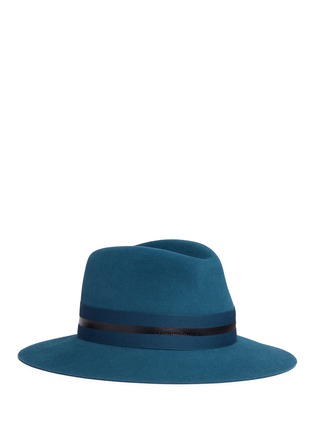 Main View - Click To Enlarge - MAISON MICHEL - 'Henrietta' rabbit furfelt fedora hat