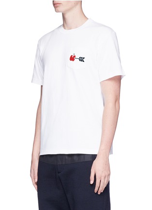 Front View - Click To Enlarge - SACAI - Apple arrow print T-shirt
