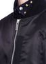 Detail View - Click To Enlarge - SACAI - Contrast placket MA-1 bomber jacket