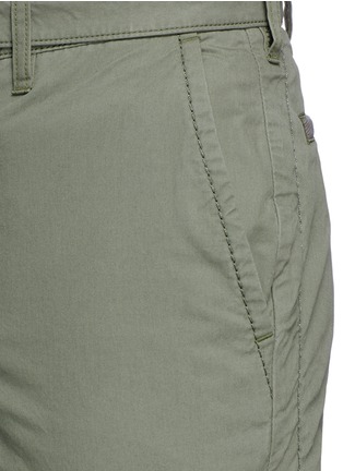 Detail View - Click To Enlarge - SACAI - Ribbon trim belt hopsack pants