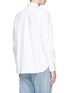 Back View - Click To Enlarge - SACAI - Zigzag embroidered hopsack shirt