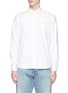 Main View - Click To Enlarge - SACAI - Zigzag embroidered hopsack shirt