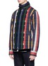 Front View - Click To Enlarge - SACAI - Check plaid flannel coach jacket