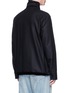 Back View - Click To Enlarge - SACAI - Ribbon appliqué wool melton coach jacket