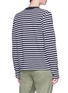 Back View - Click To Enlarge - SACAI - Stripe long sleeve T-shirt