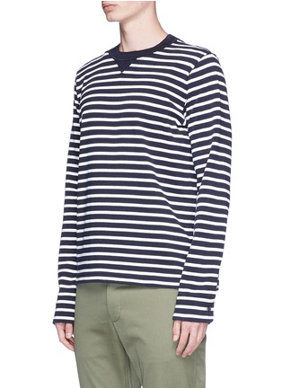 Front View - Click To Enlarge - SACAI - Stripe long sleeve T-shirt