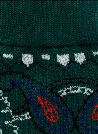 Detail View - Click To Enlarge - SACAI - Paisley intarsia socks