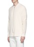 Front View - Click To Enlarge - HELMUT LANG - Attached strap twill bomber shirt
