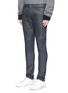Front View - Click To Enlarge - J BRAND - 'Bearden Moto' quilted knee jeans