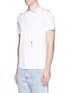Front View - Click To Enlarge - THE EDITOR - Ladder stitch embroidered T-shirt