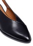 Detail View - Click To Enlarge - ATP ATELIER - 'Bee' leather slingback skimmer flats
