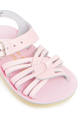Detail View - Click To Enlarge - SALT-WATER - 'Strapwee' toddler leather sandals