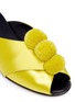 Detail View - Click To Enlarge - TRADEMARK - Pompom satin pyjama sandals