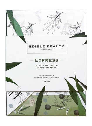 - EDIBLE BEAUTY AUSTRALIA - Express: Bloom of Youth Infusion Mask 3-piece pack