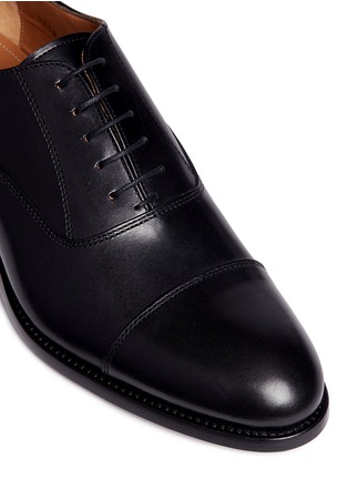 Detail View - Click To Enlarge - TOM DIXON - Cap toe leather Oxfords