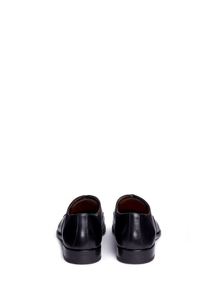 Back View - Click To Enlarge - TOM DIXON - Cap toe leather Oxfords