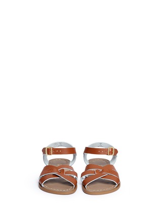 Figure View - Click To Enlarge - SALT-WATER - 'Original' youth leather sandals