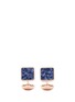 Main View - Click To Enlarge - BABETTE WASSERMAN - Stone square cufflinks
