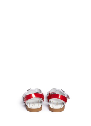 Back View - Click To Enlarge - SALT-WATER - 'Original' kids patent leather sandals