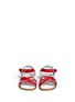 Figure View - Click To Enlarge - SALT-WATER - 'Original' kids patent leather sandals