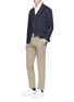 Figure View - Click To Enlarge - BARENA - 'Tamariso Zonio' piqué soft blazer