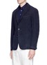 Front View - Click To Enlarge - BARENA - 'Topa Gaggio' Glen plaid soft blazer