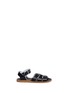 Main View - Click To Enlarge - SALT-WATER - 'Original' toddler leather sandals