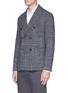 Front View - Click To Enlarge - BARENA - 'Mosto Grata' knit soft blazer