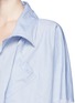 Detail View - Click To Enlarge - GROUND ZERO - Asymmetric panel Oxford shirt