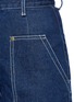 Detail View - Click To Enlarge - GROUND ZERO - Raw denim culottes