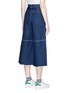 Back View - Click To Enlarge - GROUND ZERO - Raw denim culottes