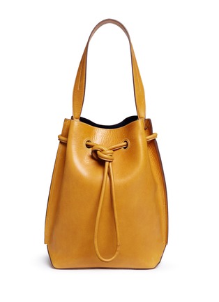 Main View - Click To Enlarge - TRADEMARK - 'The Keaton' leather drawstring shoulder bag