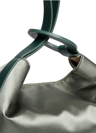 Detail View - Click To Enlarge - TRADEMARK - 'The Pina' satin wristlet bag