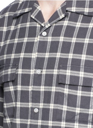 Detail View - Click To Enlarge - CAMOSHITA - Check plaid flannel shirt