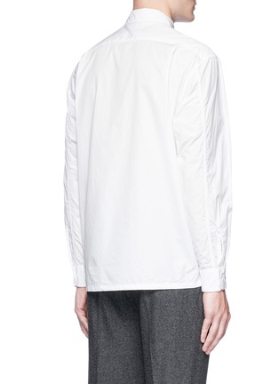 Back View - Click To Enlarge - CAMOSHITA - Chest pocket cotton poplin shirt