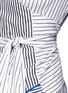 Detail View - Click To Enlarge - TOME - Stripe cotton poplin wrap shirt