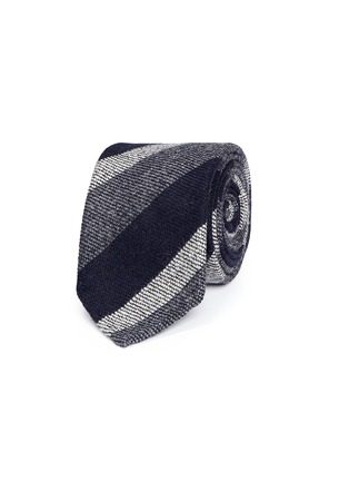 Main View - Click To Enlarge - DRAKE'S - Stripe wool tie