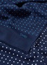 Detail View - Click To Enlarge - DRAKE'S - Polka dot print wool-silk scarf