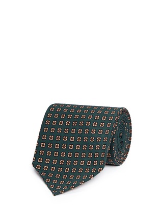Main View - Click To Enlarge - DRAKE'S - Floral print silk tie