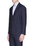 Detail View - Click To Enlarge - LARDINI - 'Easy Wear' packable wool travel suit