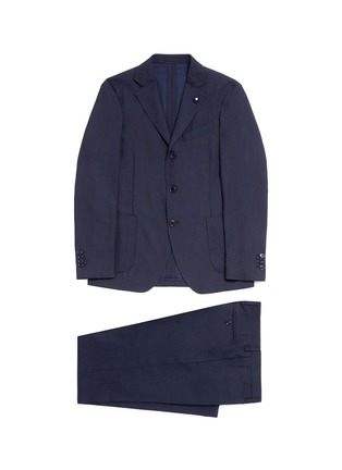 Main View - Click To Enlarge - LARDINI - 'Easy Wear' packable wool travel suit