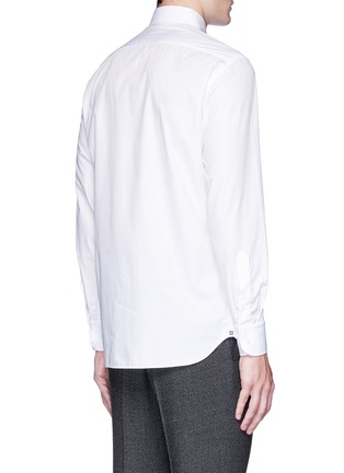 Back View - Click To Enlarge - LARDINI - Cotton poplin shirt