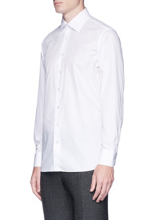 Front View - Click To Enlarge - LARDINI - Cotton poplin shirt