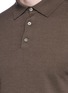 Detail View - Click To Enlarge - LARDINI - Long sleeve polo shirt