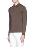 Front View - Click To Enlarge - LARDINI - Long sleeve polo shirt