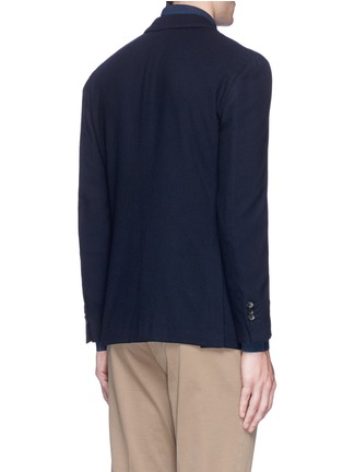 Back View - Click To Enlarge - LARDINI - Wool-cashmere soft blazer
