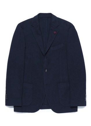Main View - Click To Enlarge - LARDINI - Wool-cashmere soft blazer