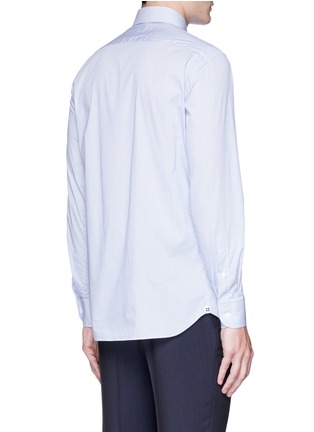 Back View - Click To Enlarge - LARDINI - Stripe cotton poplin shirt