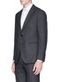 Detail View - Click To Enlarge - LARDINI - Micro houndstooth wool suit